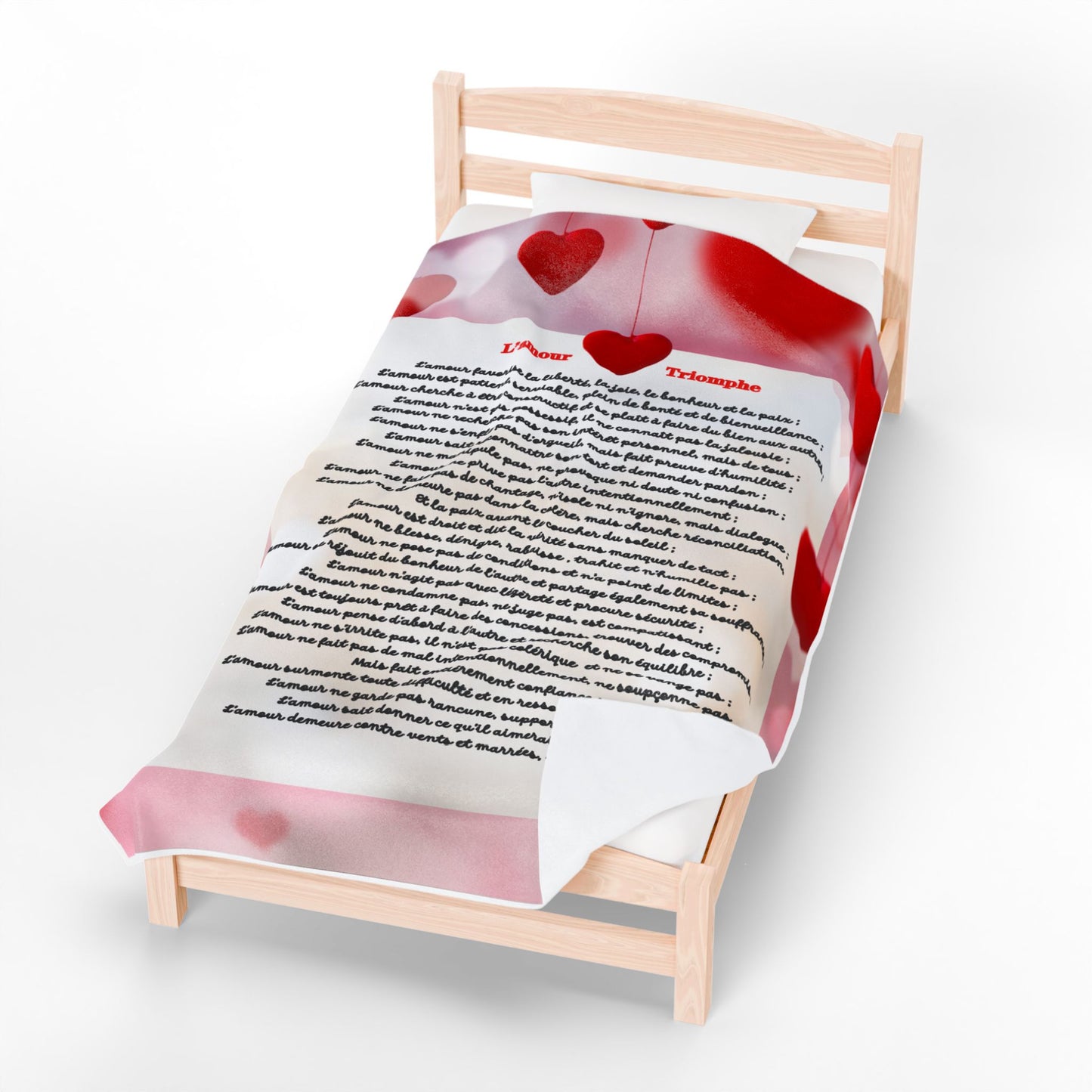 Couverture polaire LETTRE D'AMOUR