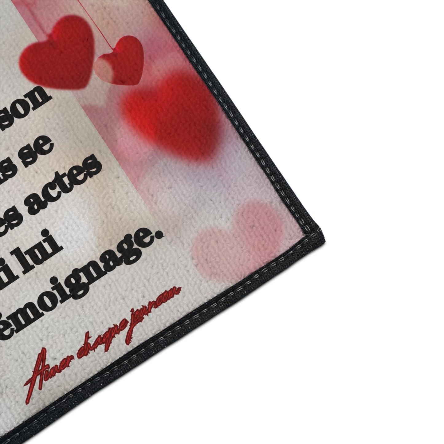 Tapis rectangle L'AMOUR VERITABLE