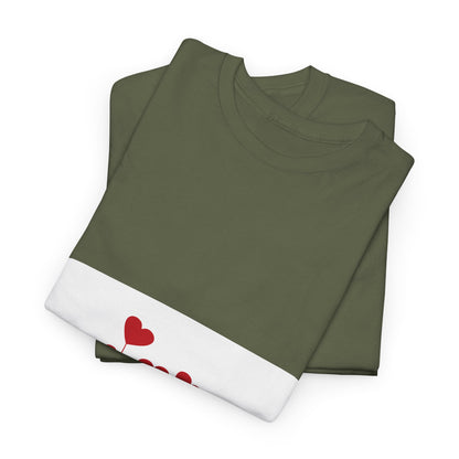 T-Shirt — Heart Flower Garden Tee (Love Quote)
