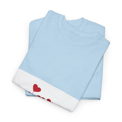 T-Shirt — Heart Flower Garden Tee (Love Quote)