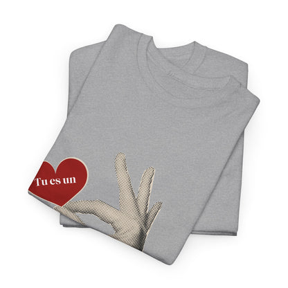T-Shirt — Vintage Hand Holding Heart Graphic Tee (Text: 'True Love')