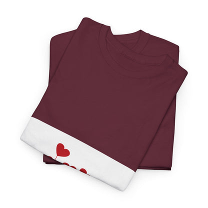 T-Shirt — Heart Flower Garden Tee (Love Quote)
