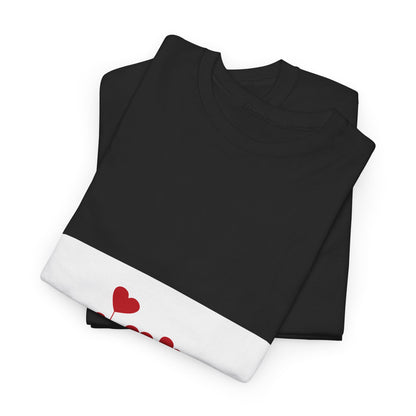 T-Shirt — Heart Flower Garden Tee (Love Quote)