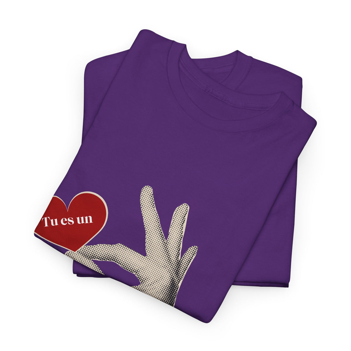 T-Shirt — Vintage Hand Holding Heart Graphic Tee (Text: 'True Love')