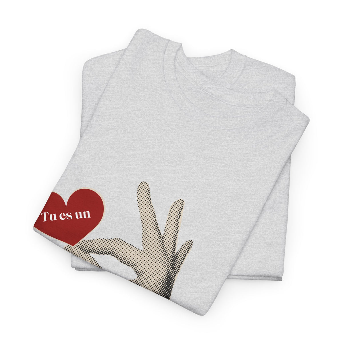 T-Shirt — Vintage Hand Holding Heart Graphic Tee (Text: 'True Love')