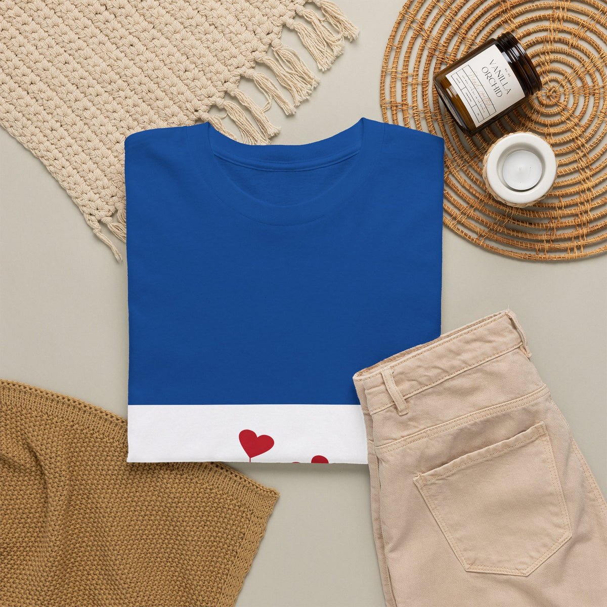 T-Shirt — Heart Flower Garden Tee (Love Quote)