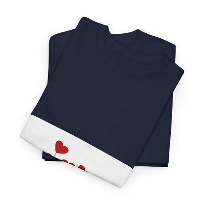 T-Shirt — Heart Flower Garden Tee (Love Quote)