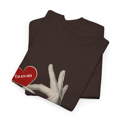 T-Shirt — Vintage Hand Holding Heart Graphic Tee (Text: 'True Love')