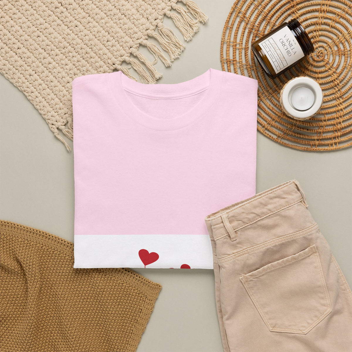T-Shirt — Heart Flower Garden Tee (Love Quote)
