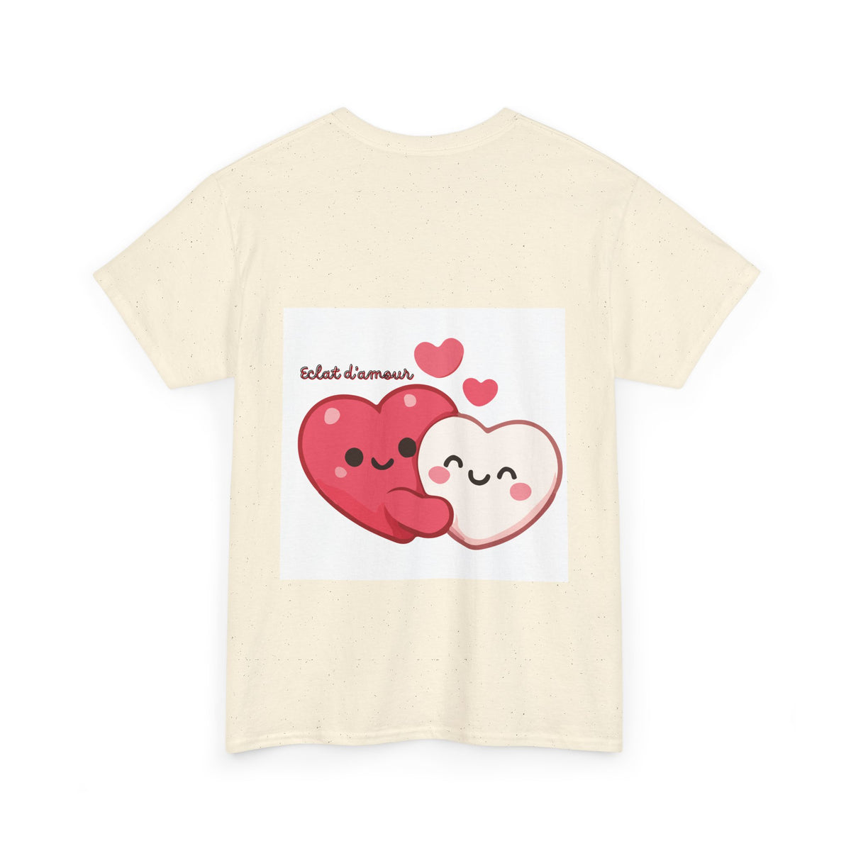 Heart Hug Tee — Cute "collet d'amour" Couple Hearts Valentine's T‑Shirt