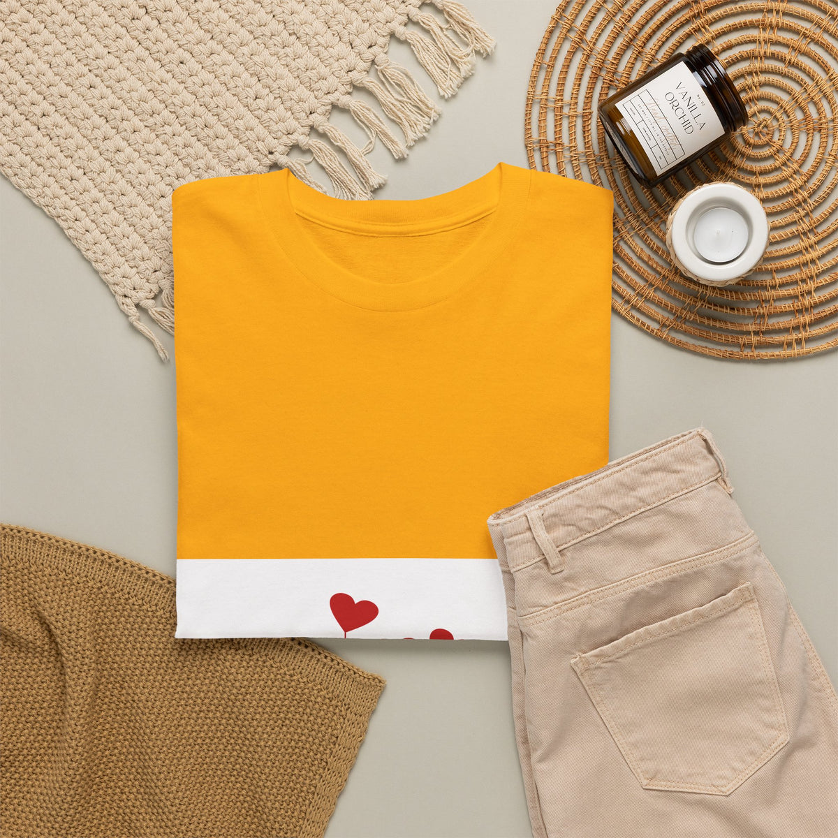 T-Shirt — Heart Flower Garden Tee (Love Quote)