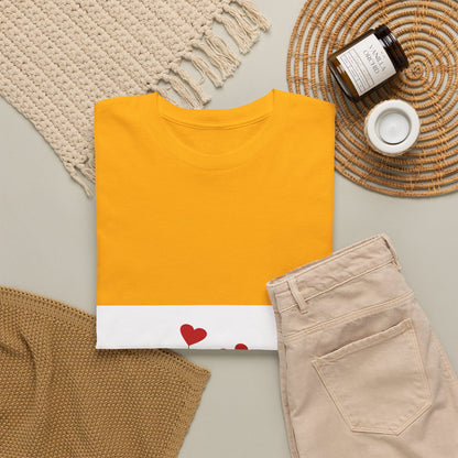 T-Shirt — Heart Flower Garden Tee (Love Quote)