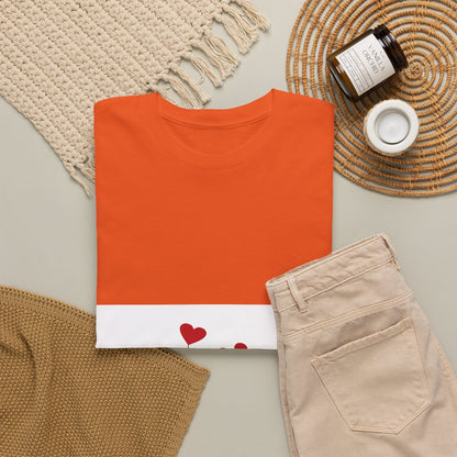 T-Shirt — Heart Flower Garden Tee (Love Quote)