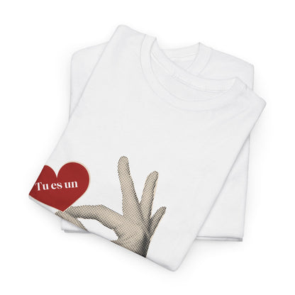 T-Shirt — Vintage Hand Holding Heart Graphic Tee (Text: 'True Love')