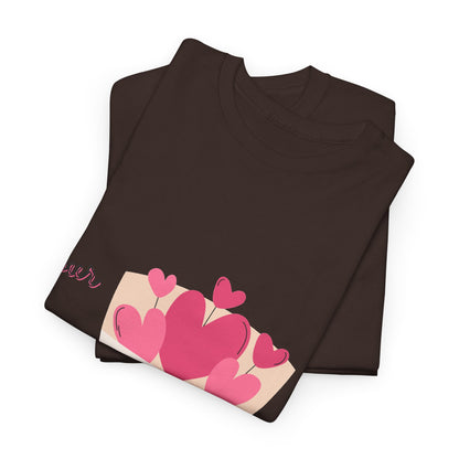 T-Shirt — Bouquet of Hearts Graphic Tee (Pour Toi) — Valentine's Romantic Gift