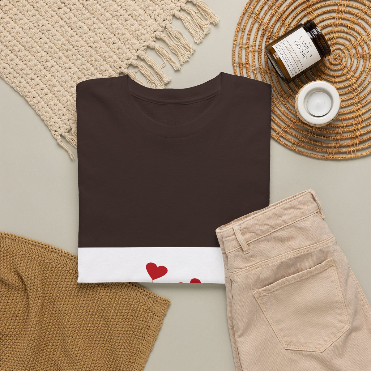 T-Shirt — Heart Flower Garden Tee (Love Quote)