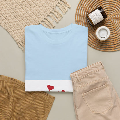 T-Shirt — Heart Flower Garden Tee (Love Quote)