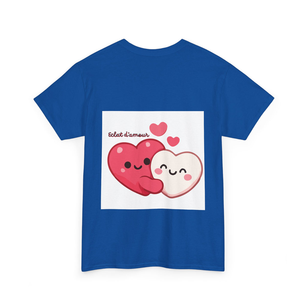Heart Hug Tee — Cute "collet d'amour" Couple Hearts Valentine's T‑Shirt
