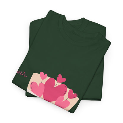 T-Shirt — Bouquet of Hearts Graphic Tee (Pour Toi) — Valentine's Romantic Gift