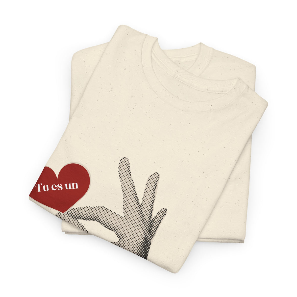 T-Shirt — Vintage Hand Holding Heart Graphic Tee (Text: 'True Love')