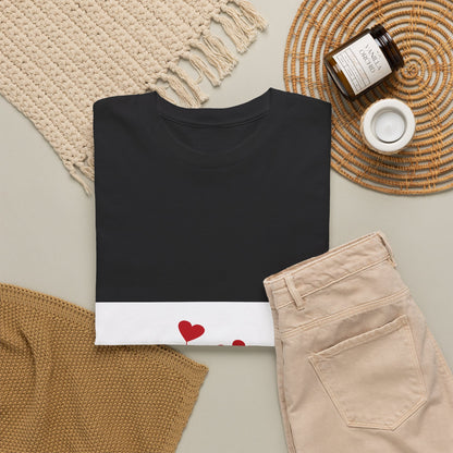 T-Shirt — Heart Flower Garden Tee (Love Quote)