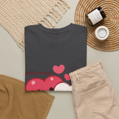 Cute Hugging Hearts T‑Shirt — Kawaii "Telet s'amoure" Valentine Tee