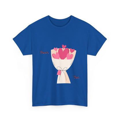 T-Shirt — Bouquet of Hearts Graphic Tee (Pour Toi) — Valentine's Romantic Gift