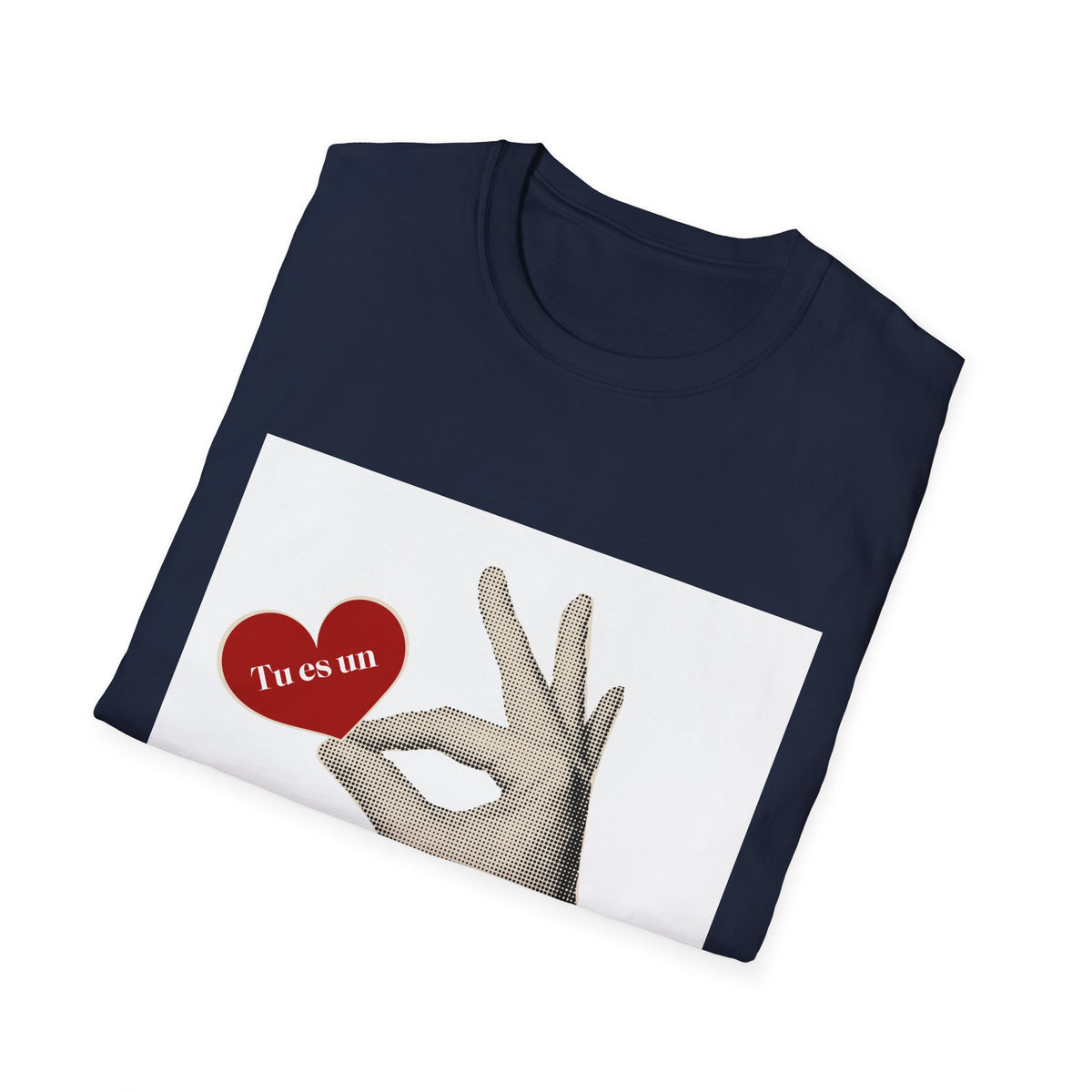 T-Shirt – Retro Hand Holding Heart 'I Love You' Graphic