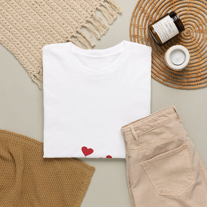 T-Shirt — Heart Flower Garden Tee (Love Quote)
