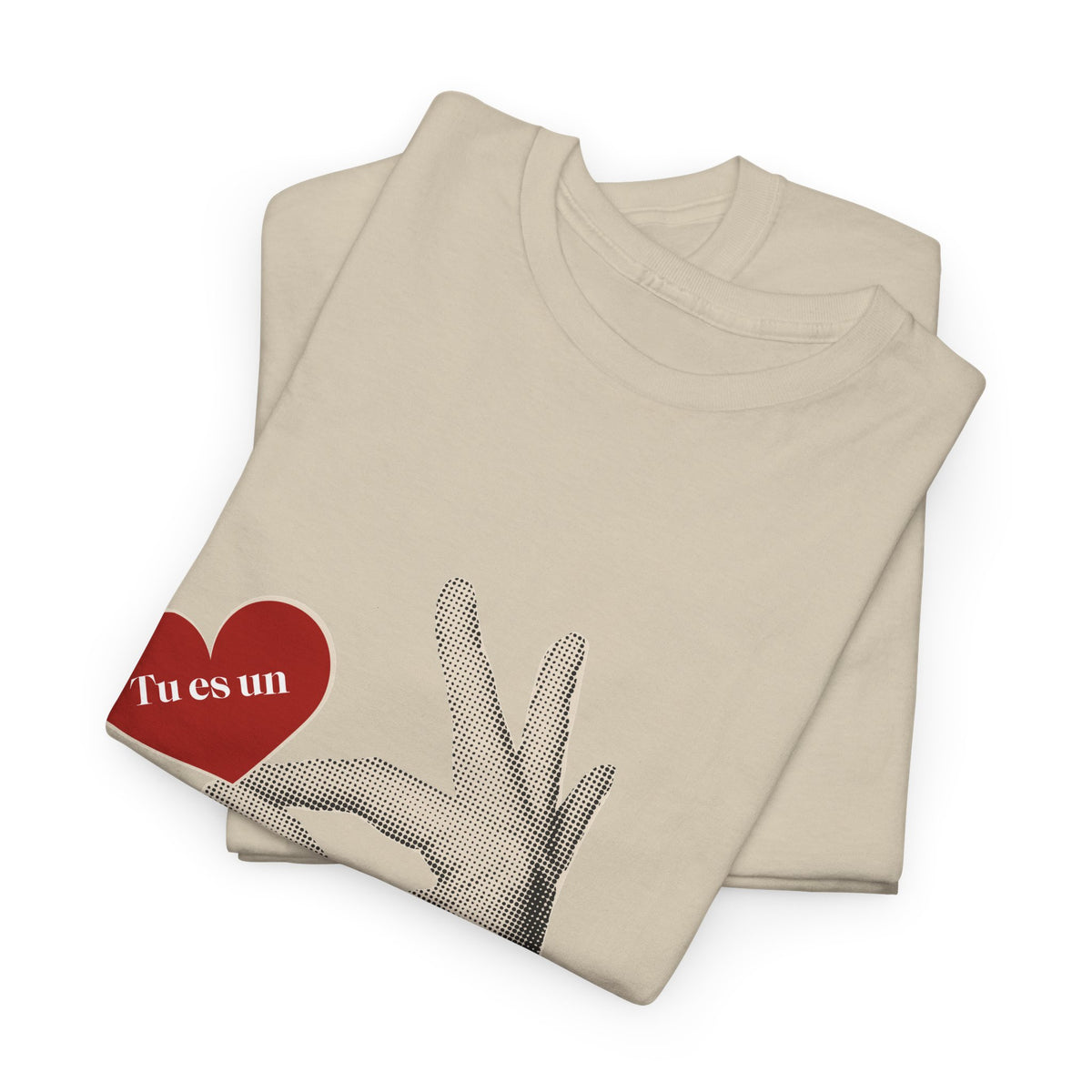 T-Shirt — Vintage Hand Holding Heart Graphic Tee (Text: 'True Love')
