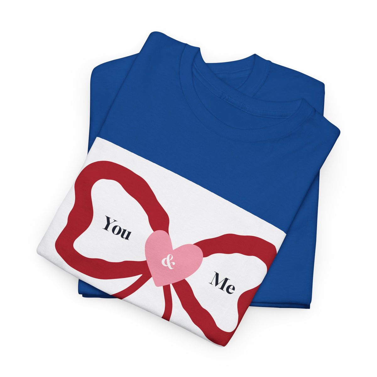 You & Me Forever Bow T-Shirt — Romantic Valentine’s Tee