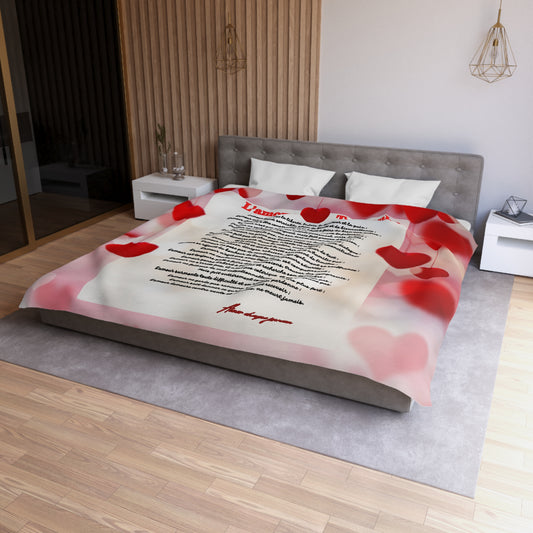 Duvet - Couvre lit LETTRE D'AMOUR