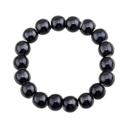 Popular Handmade Wax Rope Ceramic Beads Colorful Stranded Necklace Elastic Bracelet Jewelry Sets Bohemia Chokers Necklaces