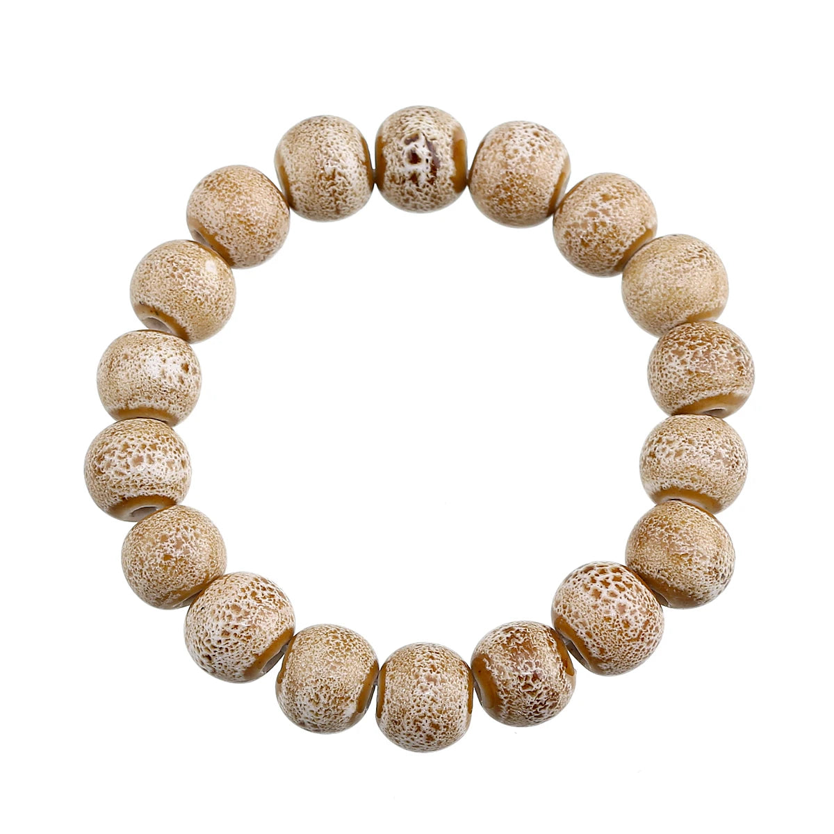 Popular Handmade Wax Rope Ceramic Beads Colorful Stranded Necklace Elastic Bracelet Jewelry Sets Bohemia Chokers Necklaces