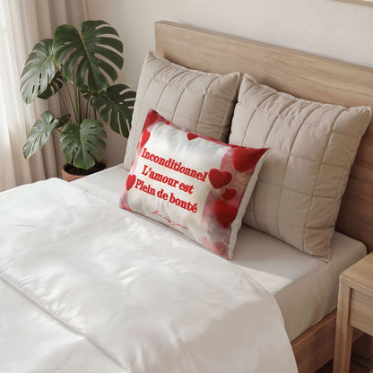 Coussin rectangulaire AMOUR