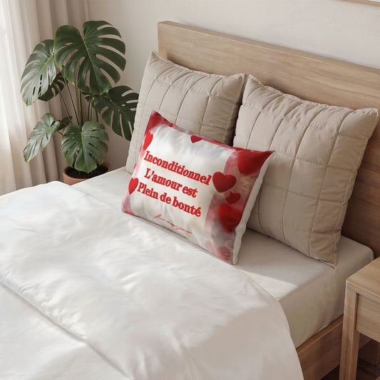 Coussin rectangulaire AMOUR