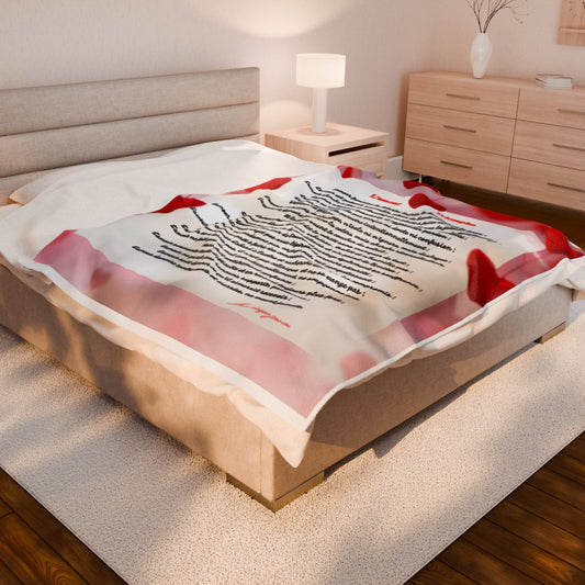 Couverture polaire LETTRE D'AMOUR
