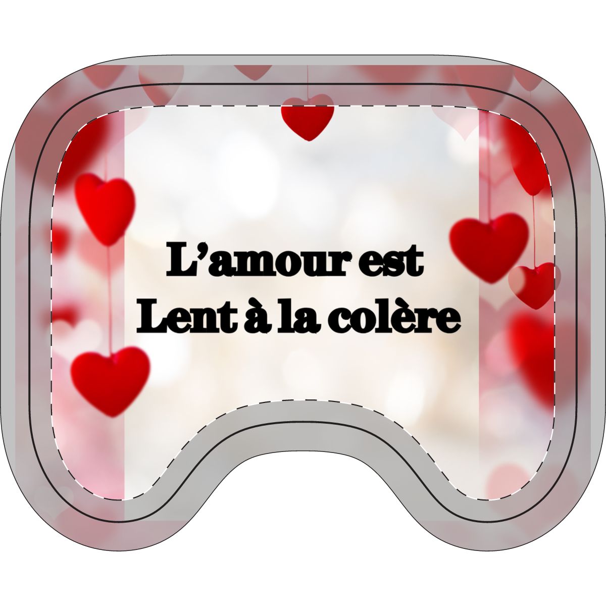Set tapis de bain AMOUR