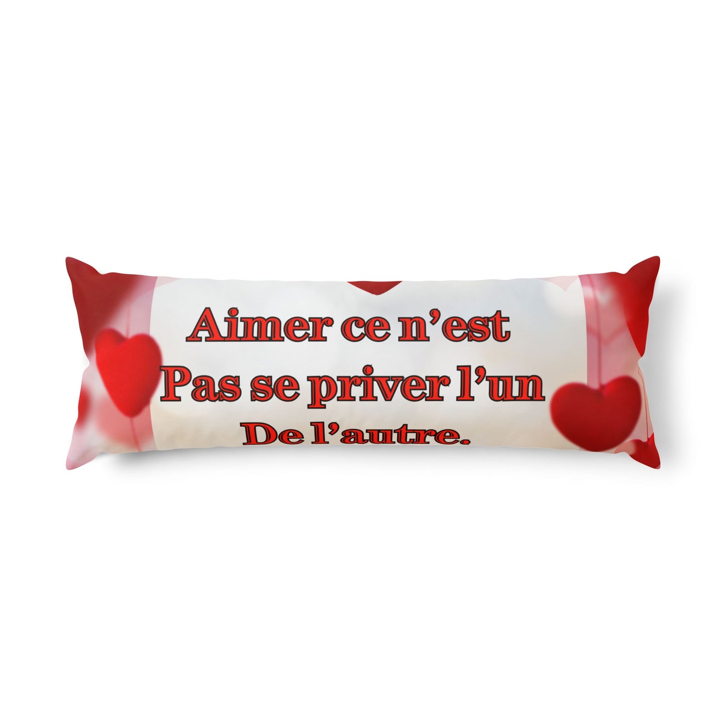 Coussin traversin AMOUR