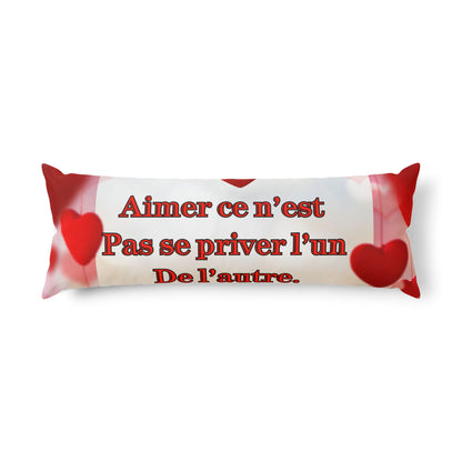 Coussin traversin AMOUR