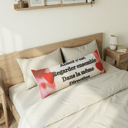Coussin traversin AMOUR