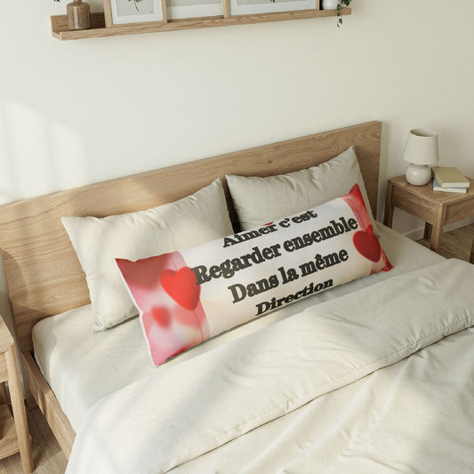 Coussin traversin AMOUR