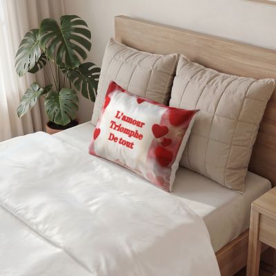 Coussin rectangulaire AMOUR