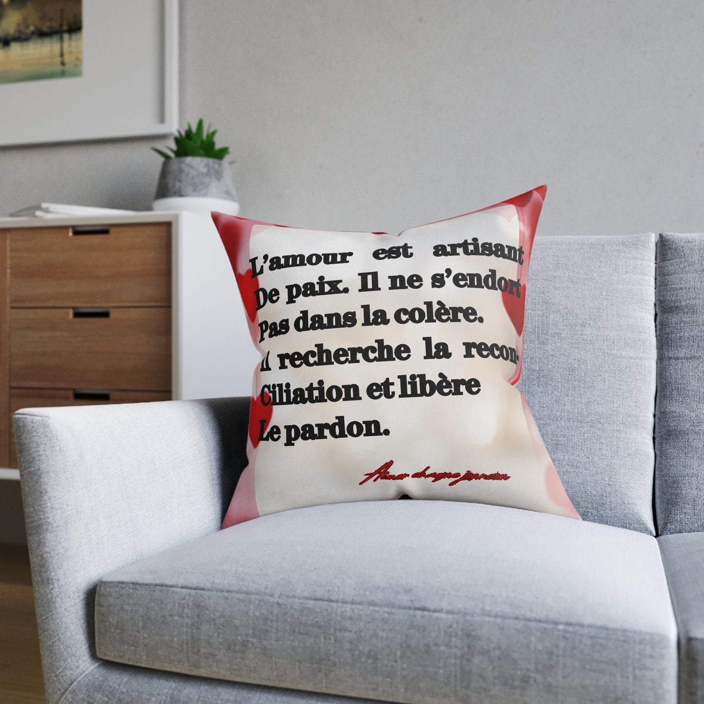 Maxi coussin SAVOIR AIMER
