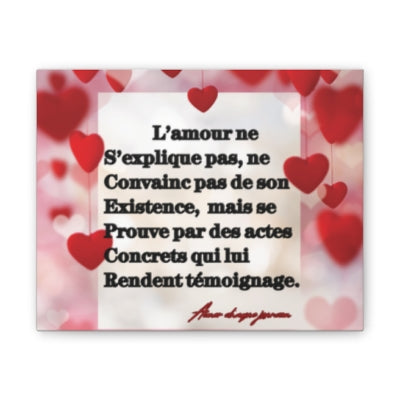 Toile  L'AMOUR VERITABLE