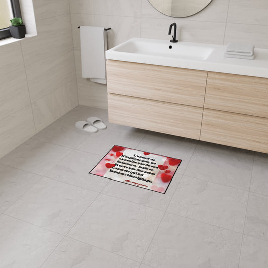 Tapis rectangle L'AMOUR VERITABLE