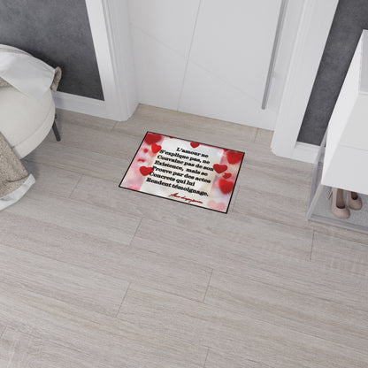 Tapis rectangle L'AMOUR VERITABLE